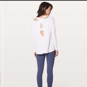 Lululemon Back Into It white long sleeve